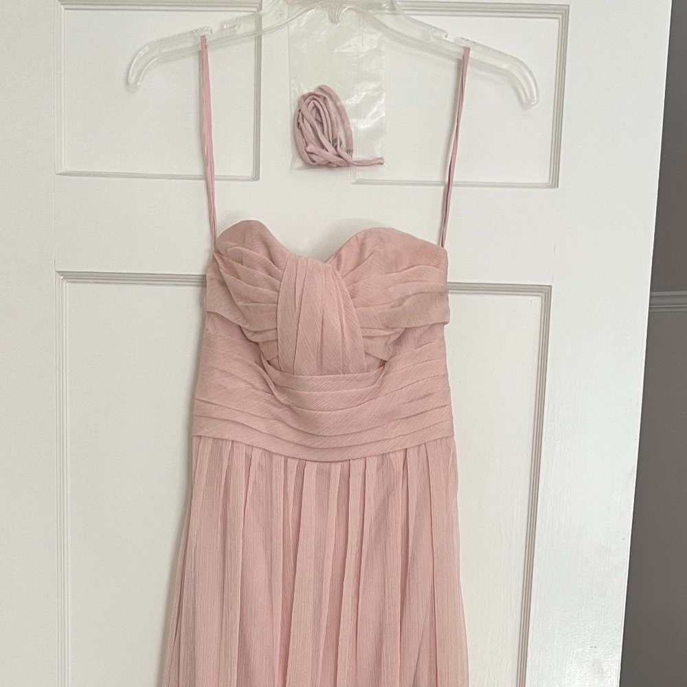 Love Lane Strapless Chiffon in Blush